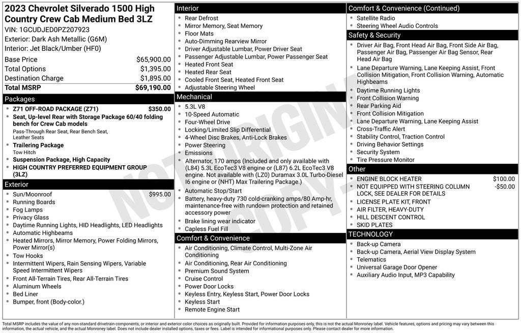 2023 Chevrolet Silverado 1500 High Country