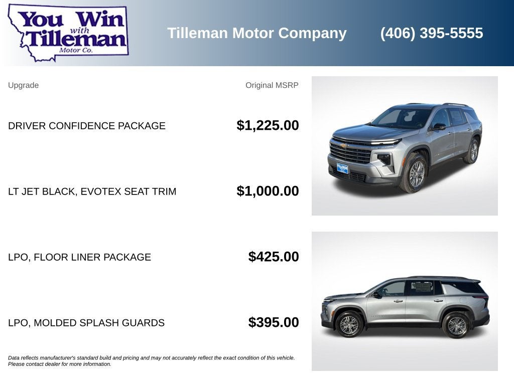 2026 Chevrolet Traverse LT