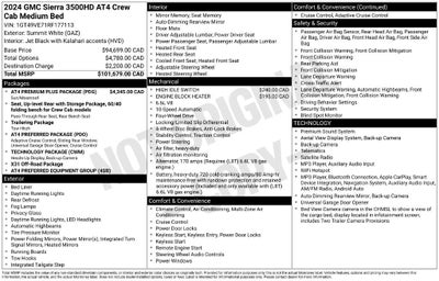 2024 GMC Sierra 3500 HD AT4