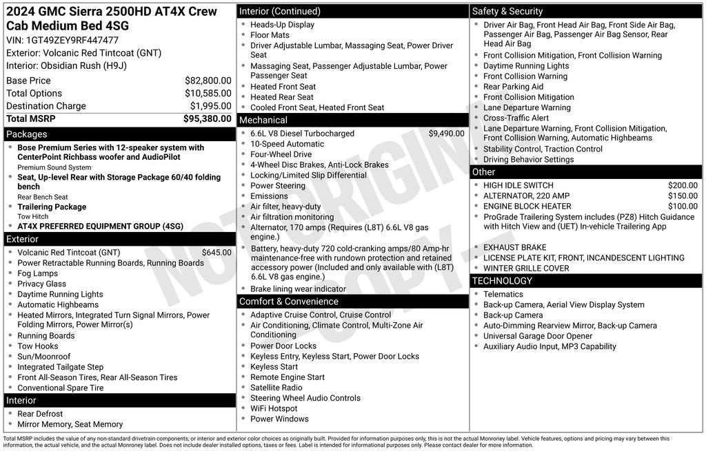 2024 GMC Sierra 2500 HD AT4X