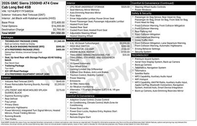 2026 GMC Sierra 2500 HD AT4
