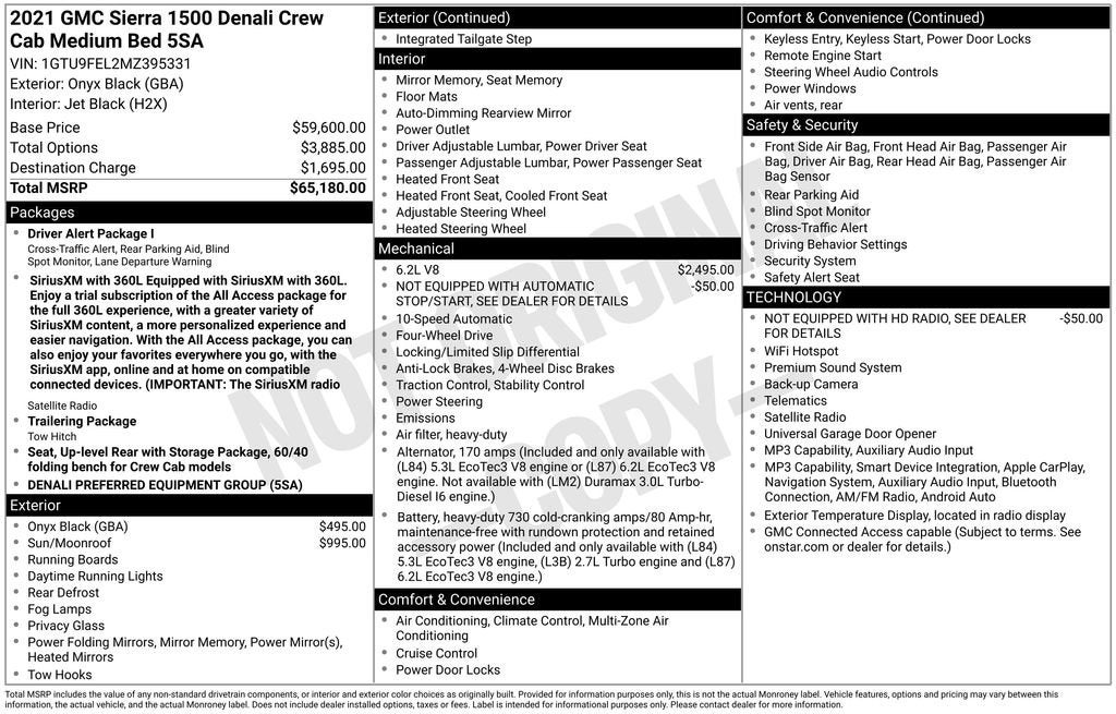 2021 GMC Sierra 1500 Denali