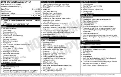 2020 Chevrolet Equinox LT