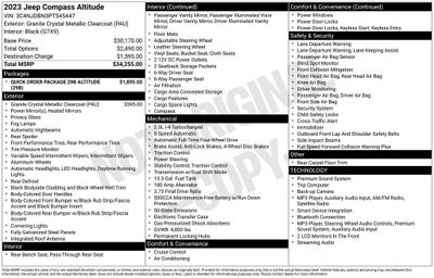 2023 Jeep Compass Altitude