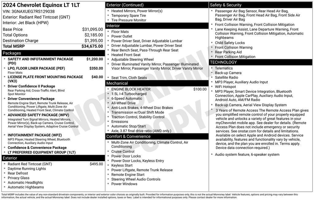 2024 Chevrolet Equinox LT