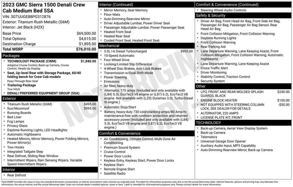 2023 GMC Sierra 1500 Denali