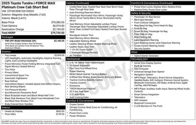 2025 Toyota Tundra 4WD Limited Hybrid